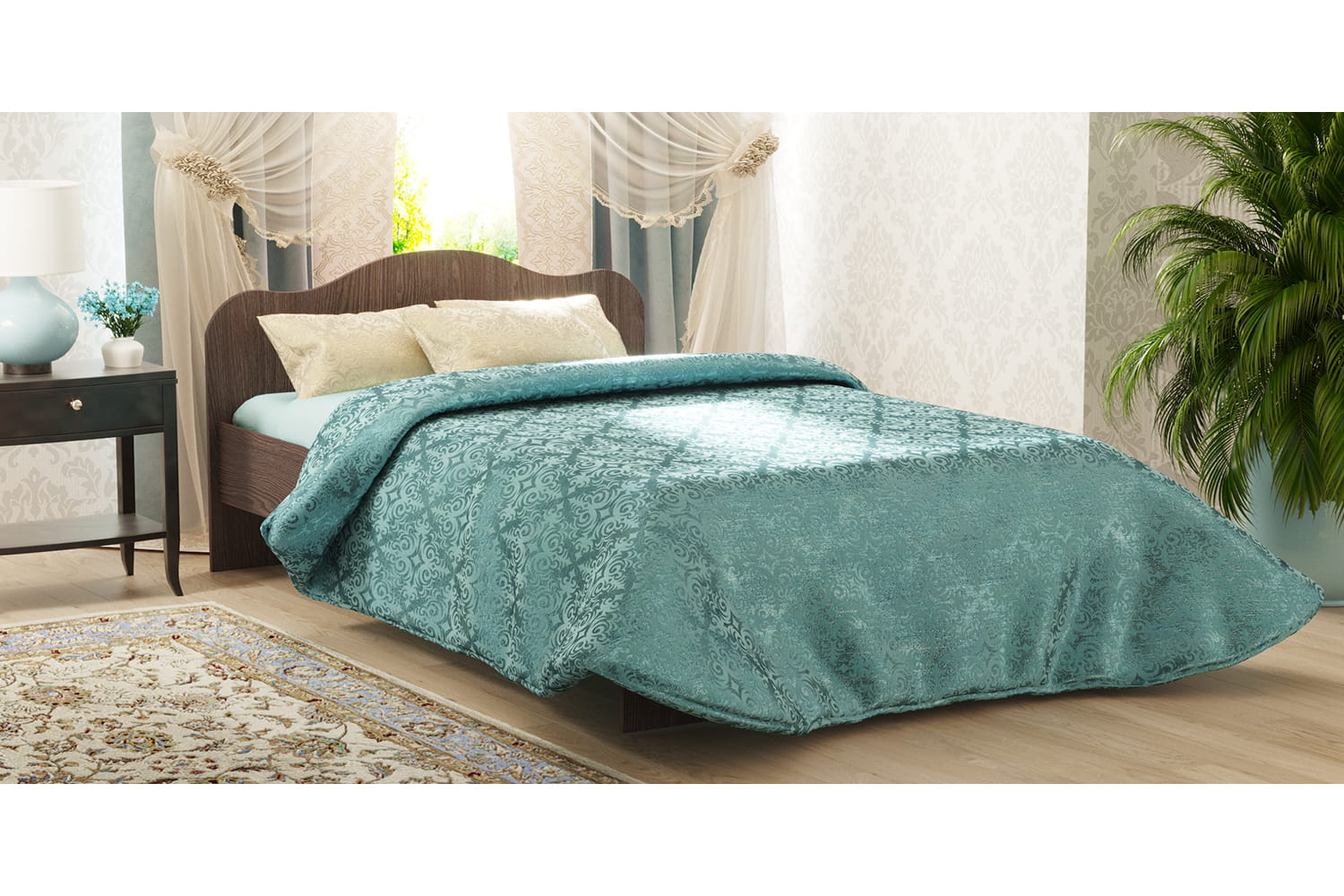 Кровать Анкор светлый фант2 мебель